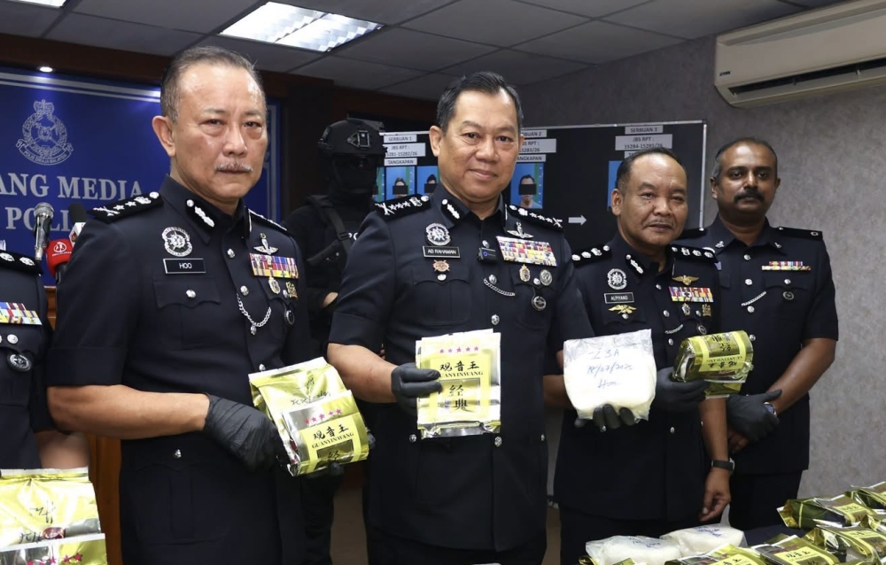 Eight arrested in Johor Bahru drug ring bust; teenager used grandfather's vehicle as mobile distributor
