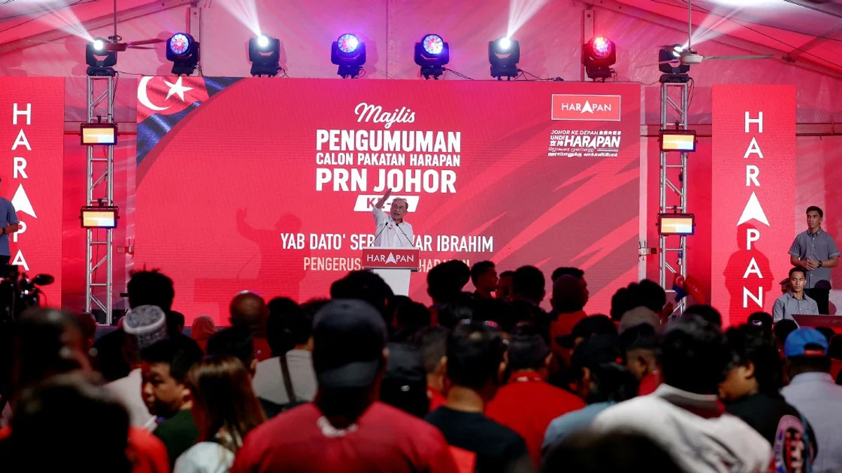 Anwar Calls for Depoliticisation of Johor Election, Urges Respect for Royal Neutrality