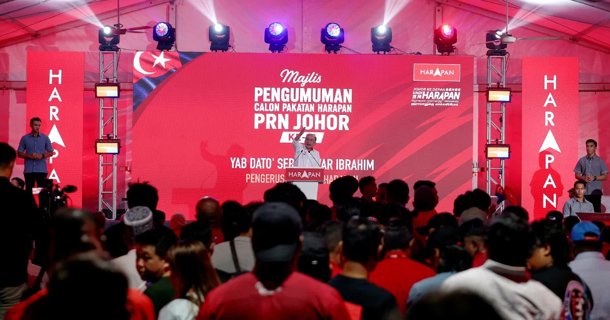 Anwar Calls for Depoliticisation of Johor Election, Urges Respect for Royal Neutrality