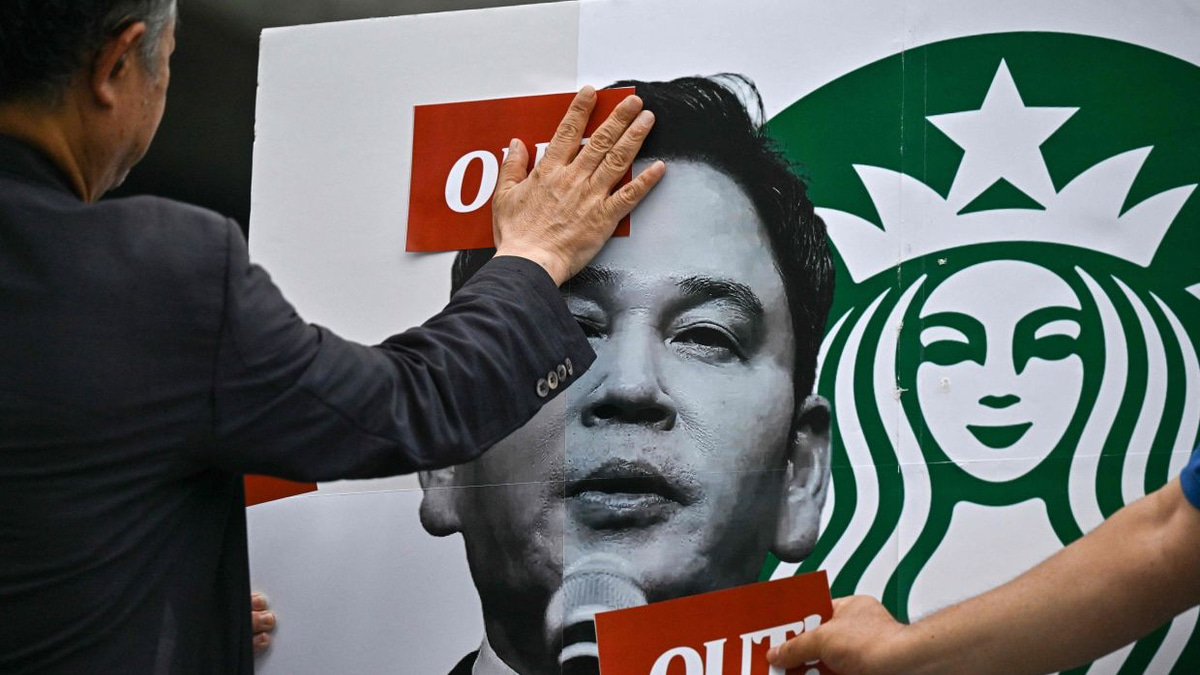 South Korean police question Starbucks executive over insensitive 'Tank Day' promotion disaster