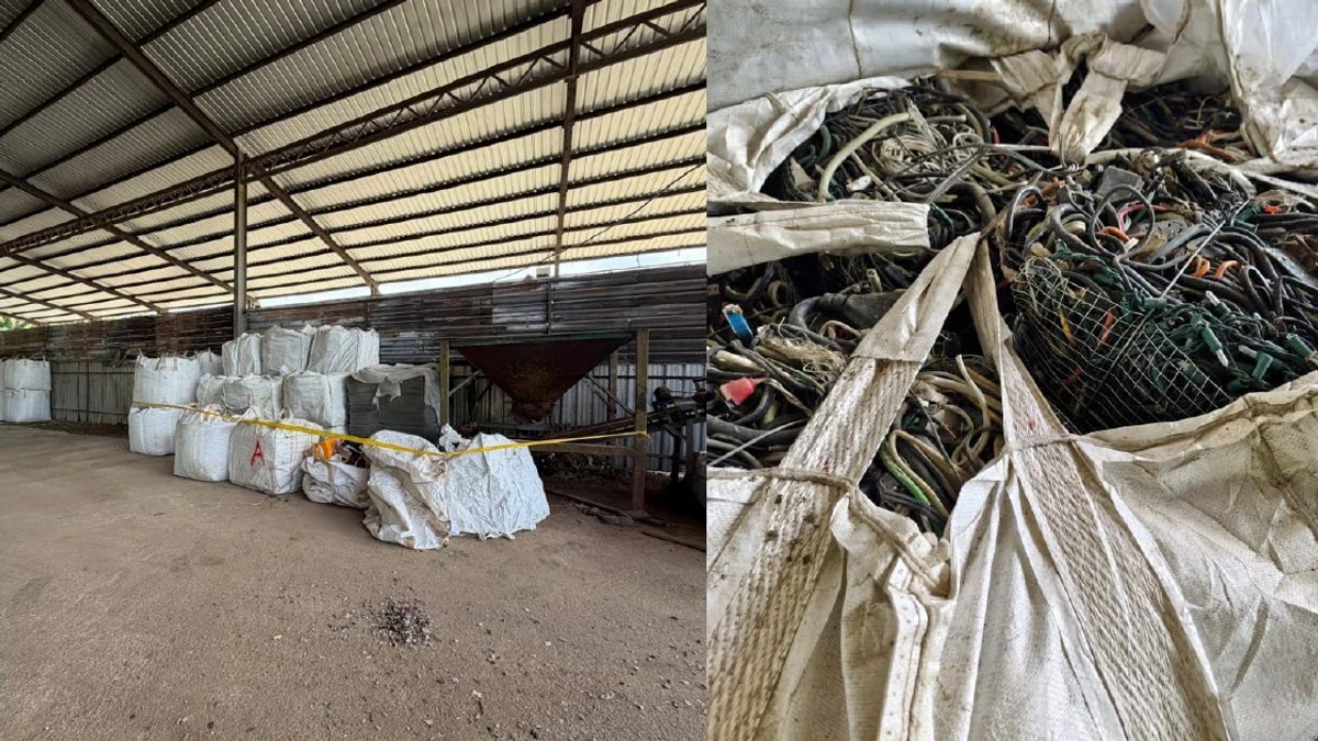Authorities bust illegal e-waste operation in Bukit Mertajam, seize RM3 million in contraband