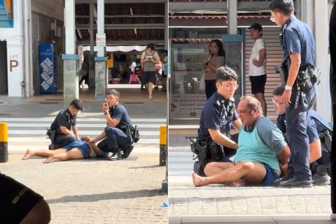 Man charged after assaulting officer and committing obscene act in Singapore coffeeshop