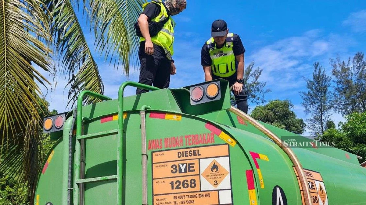 Authorities Dismantle Diesel Smuggling Operation in Miri, Seize 15,000 Litres
