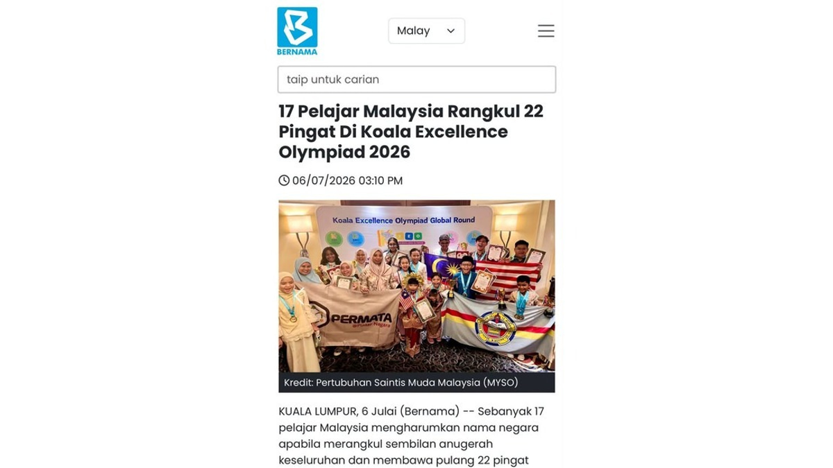PM Anwar Celebrates Malaysian Students' 22-Medal Haul at KEO 2026 Global Finals