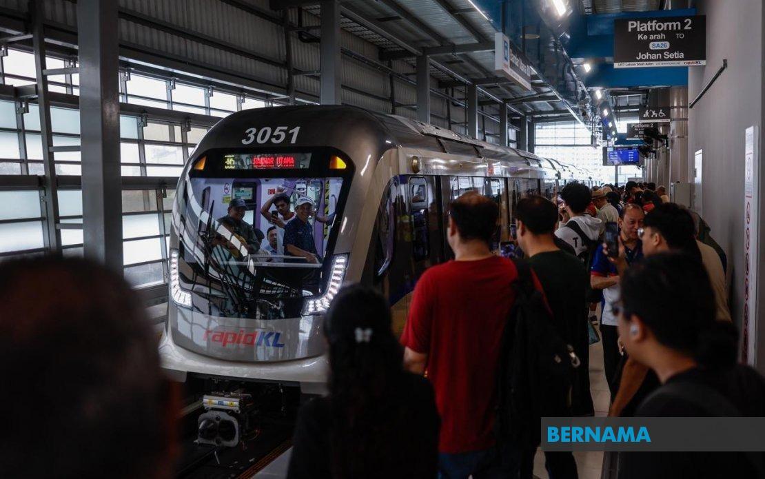Prasarana Expects Strong Debut as LRT3 Shah Alam Line Opens to Public