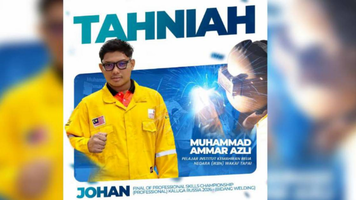 Ahmad Zahid Hails Youth Skills Champion's Welding Victory in Russia