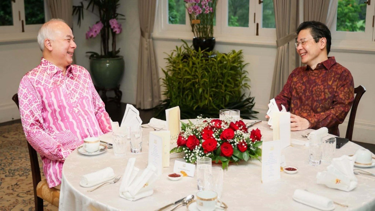 Sultan Nazrin and Singapore PM Wong Discuss ASEAN Ties and Bilateral Cooperation