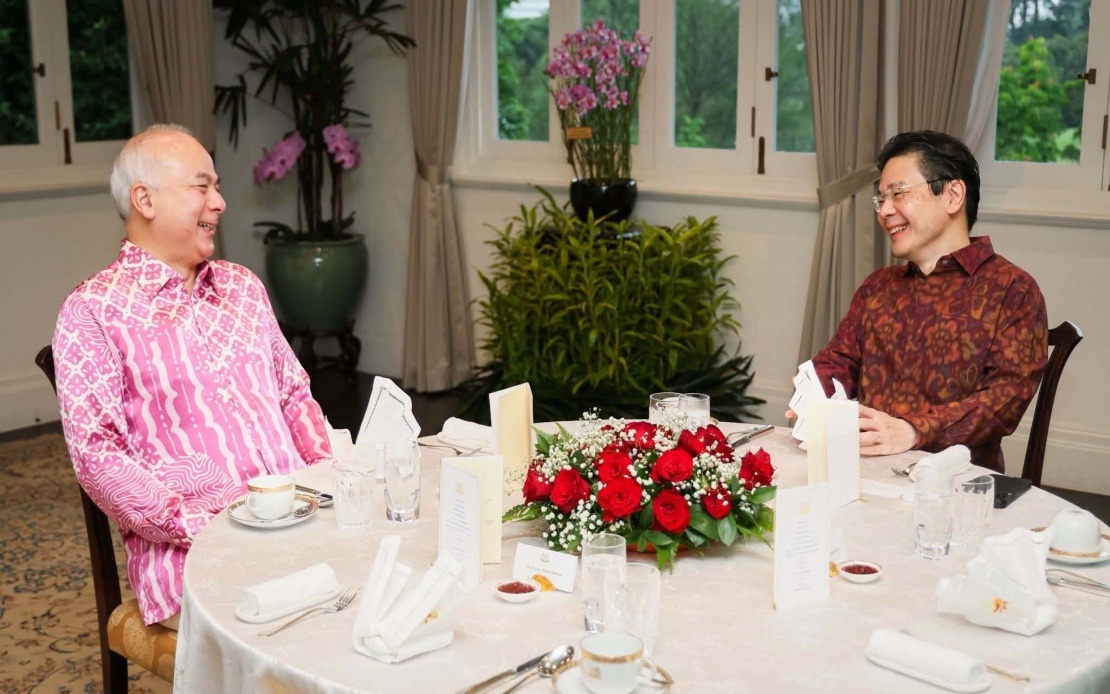 Sultan Nazrin and Singapore PM Wong Discuss ASEAN Ties and Bilateral Cooperation