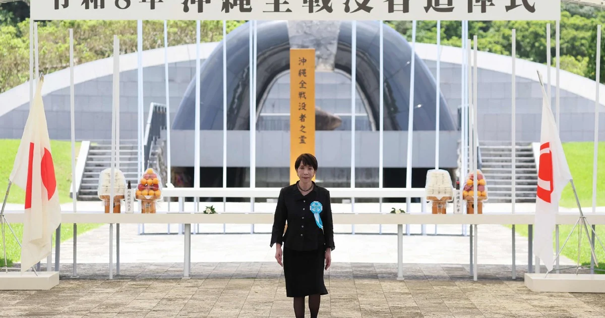 Japan's Prime Minister Faces Backlash Over Military Expansion at WWII Memorial