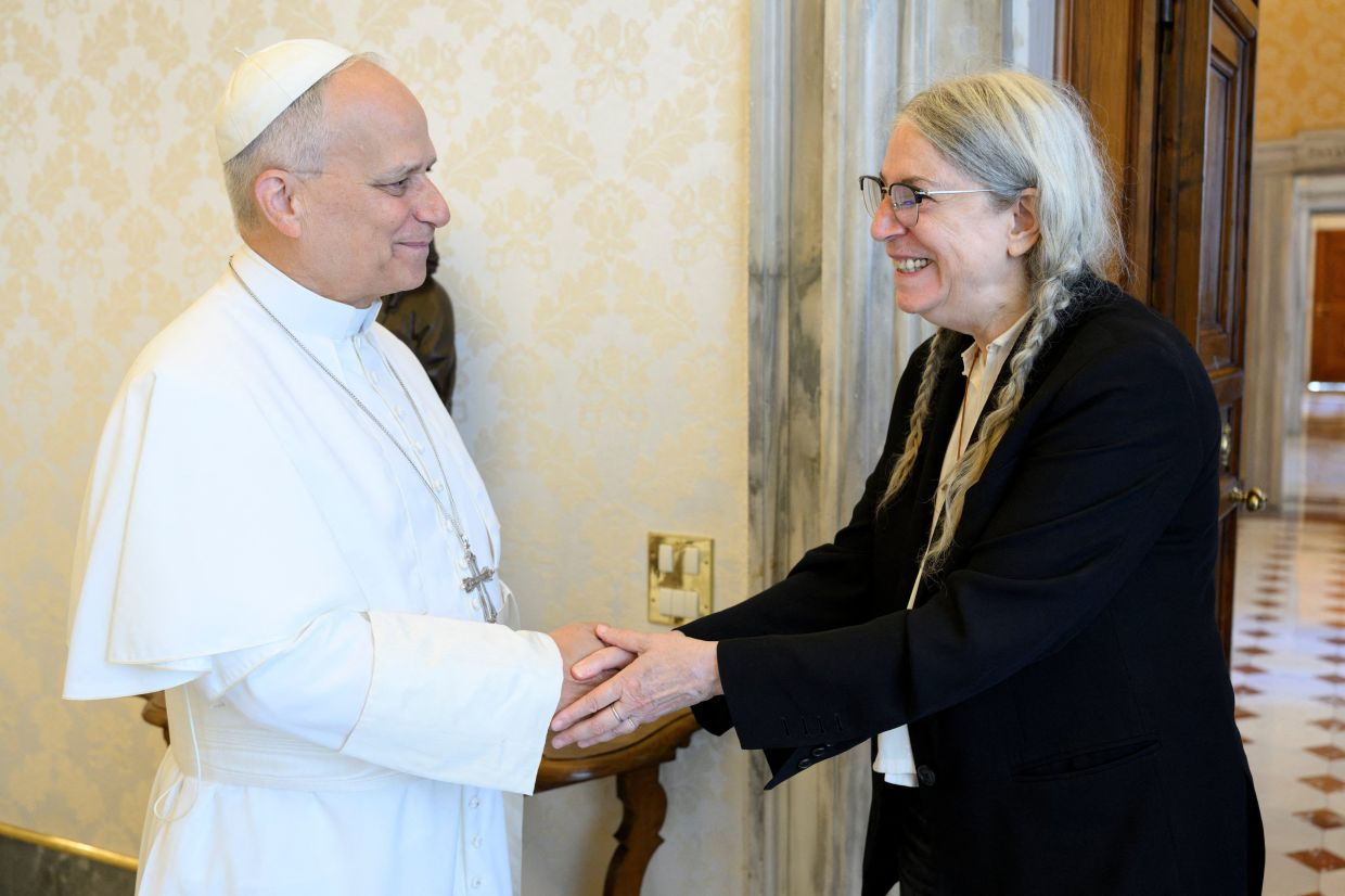 Patti Smith, Rock Legend and Spiritual Seeker, Sits with Pope Leo XIV at Vatican
