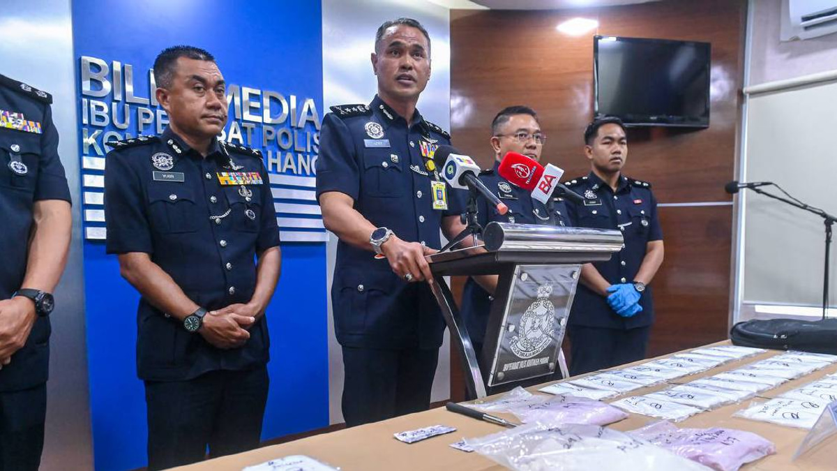 Thai woman and Malaysian partner held with RM728,000 drugs in Bentong