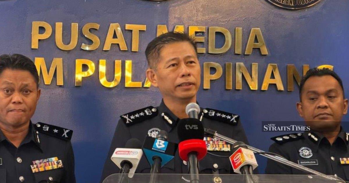 Penang Police Dismantle Liquid Methamphetamine Network, Arrest Suspect with RM450,000 Haul