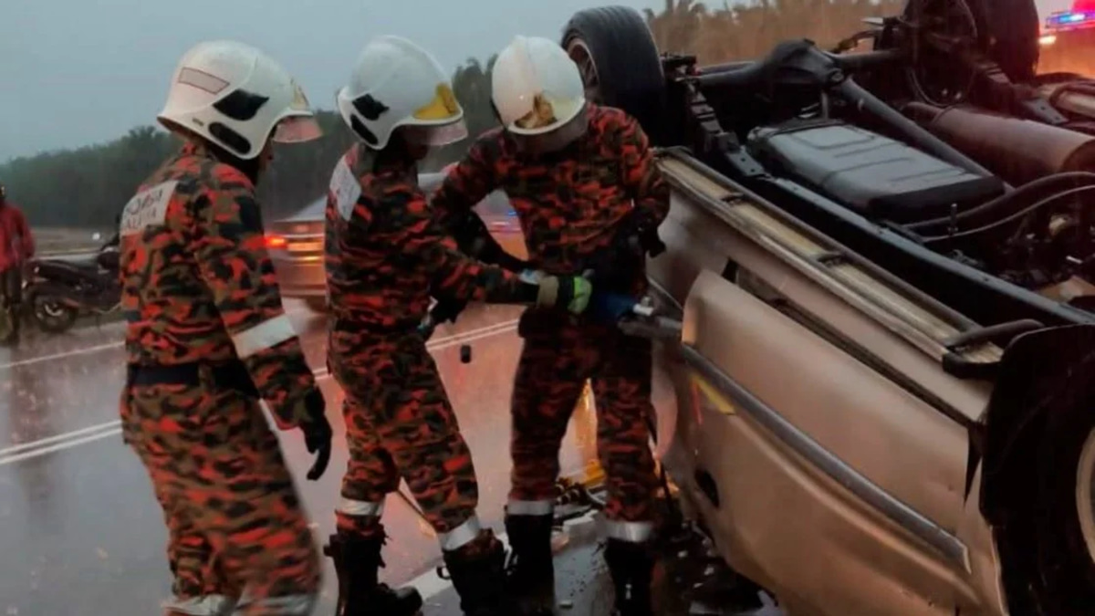 Sisters among four victims in two fatal road crashes within an hour in Pahang