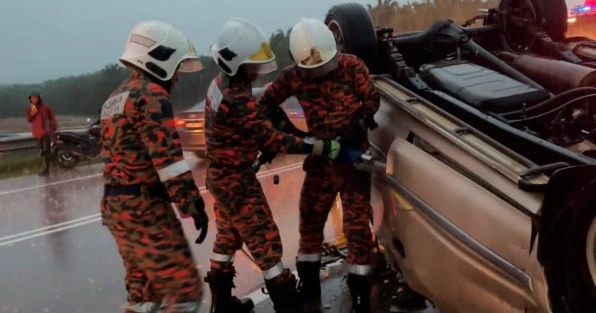 Sisters among four victims in two fatal road crashes within an hour in Pahang