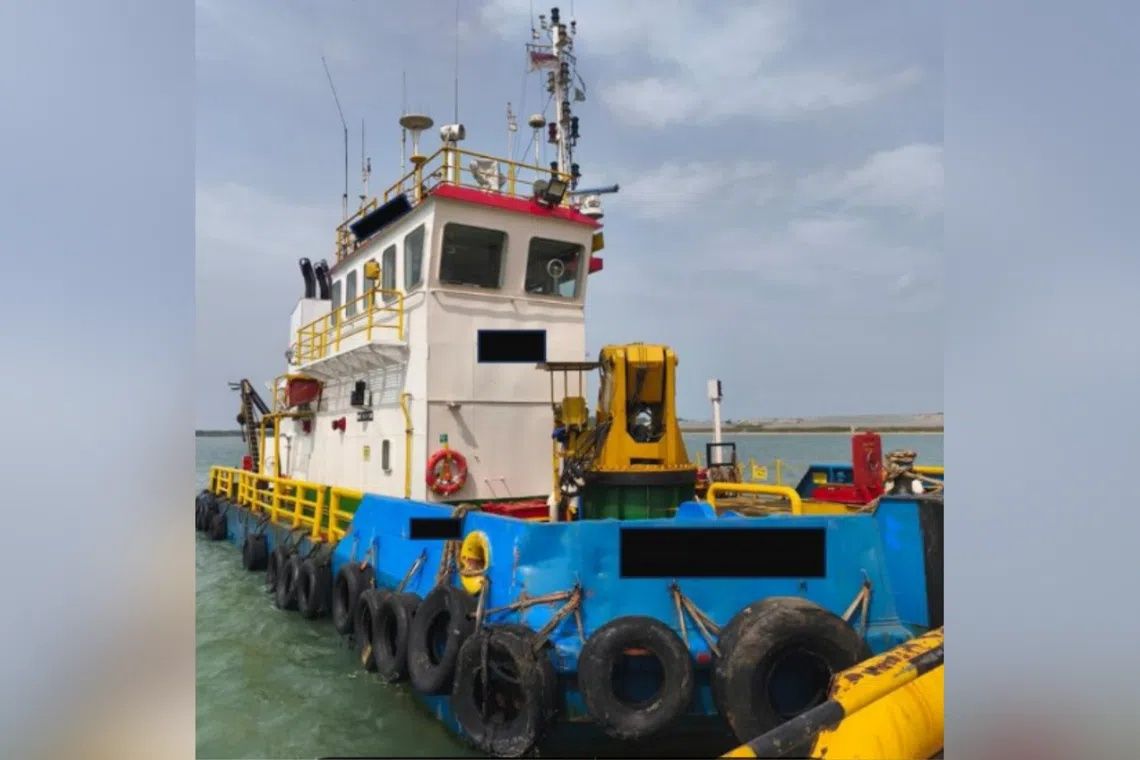 Eight tugboat crew members arrested for marine gas oil theft off Singapore's Tuas waters