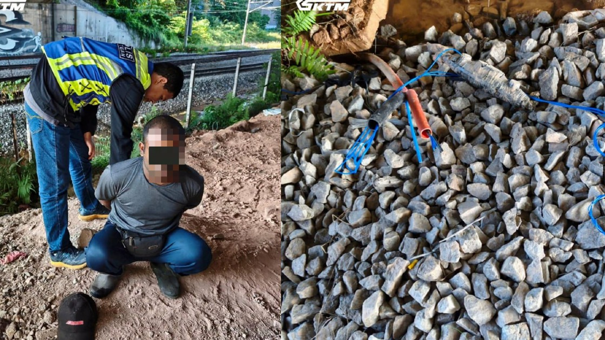 Two arrested attempting theft of railway cables in Shah Alam