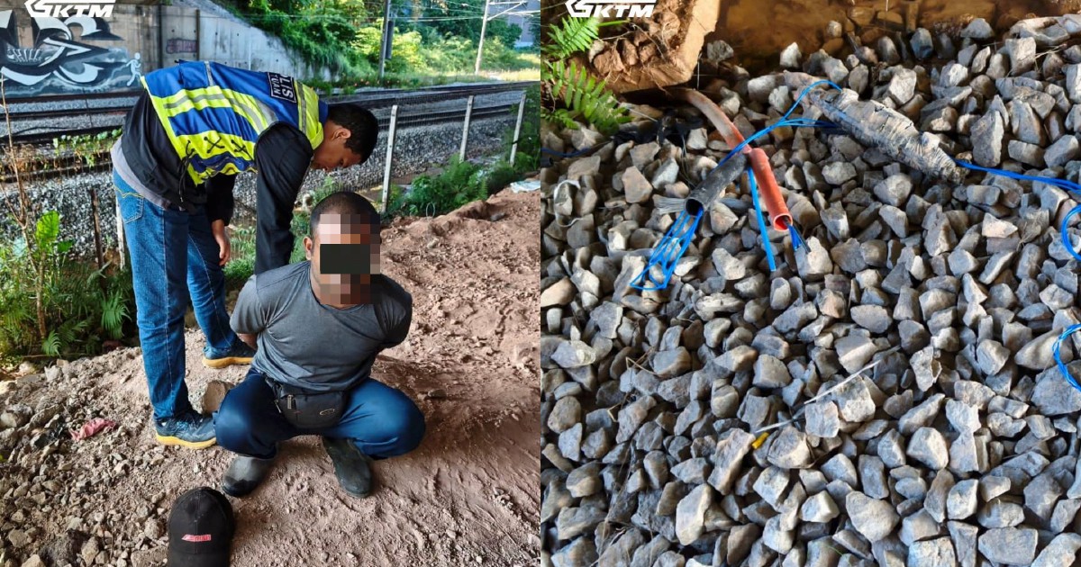 Two arrested attempting theft of railway cables in Shah Alam