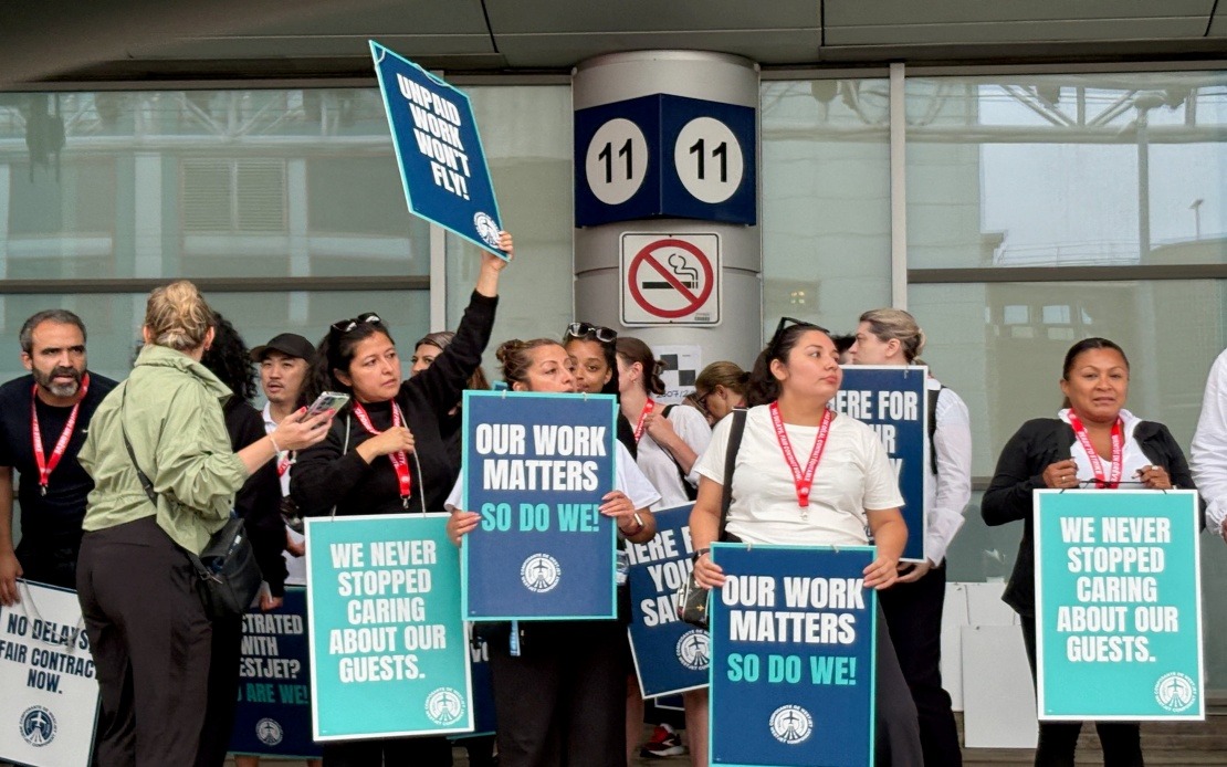 WestJet Strike Grounds 250,000 Passengers as Flight Attendants Demand Ground Work Compensation