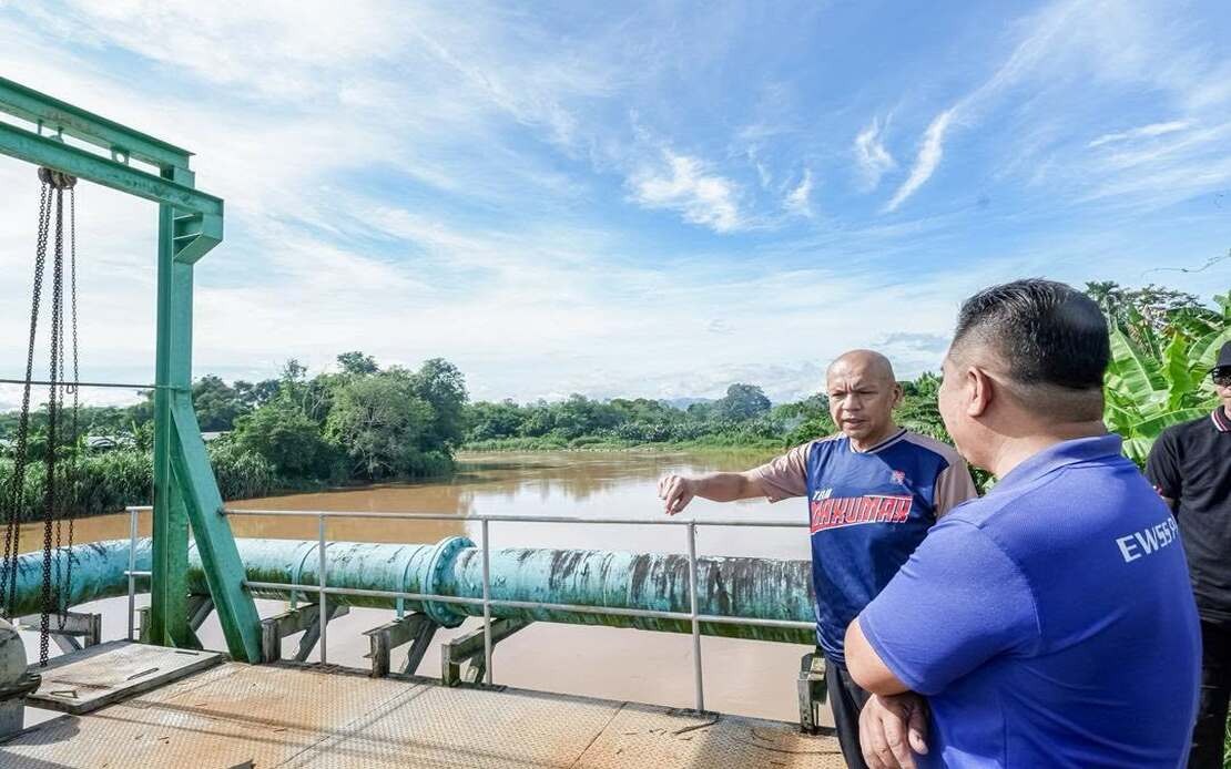 Armizan Reviews Water Supply Upgrade Projects in Papar Amid Treatment Plant Disruptions