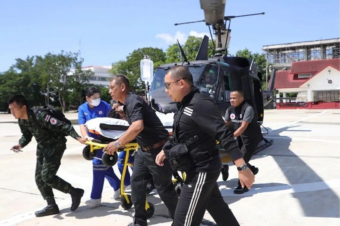 Twin bombings in Thai south wound a dozen police officers