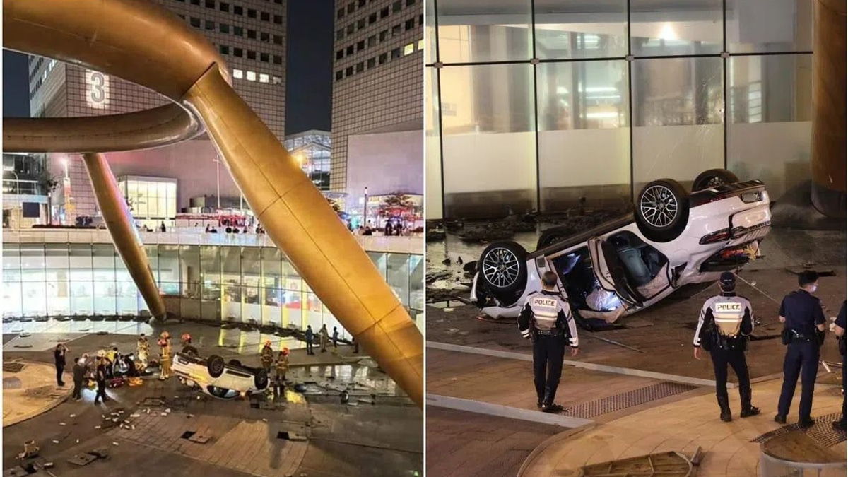 Singapore man jailed for drink-driving car into Suntec fountain