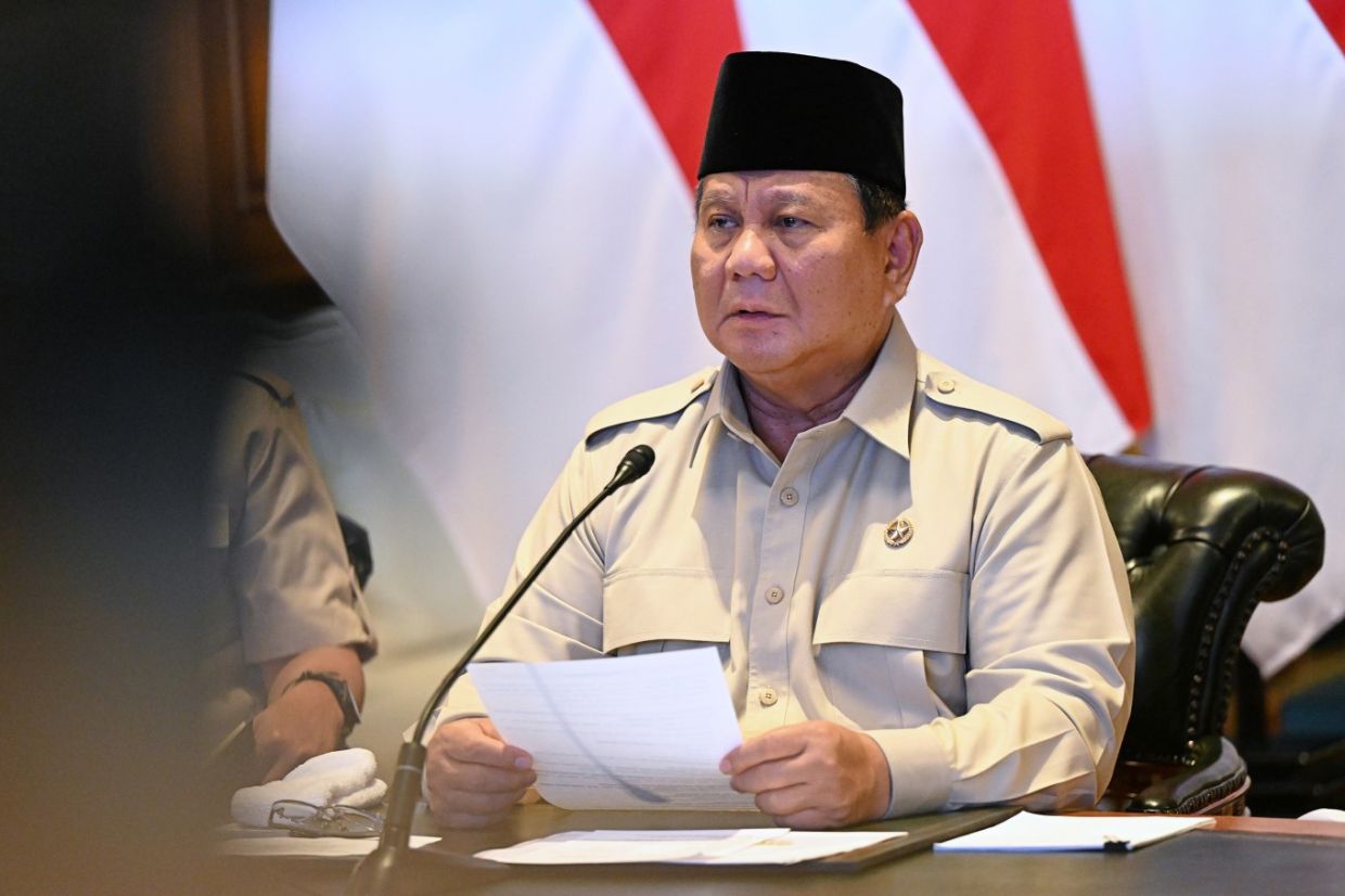 Prabowo's honeymoon over as approval rating plummets to 51 per cent in nine months