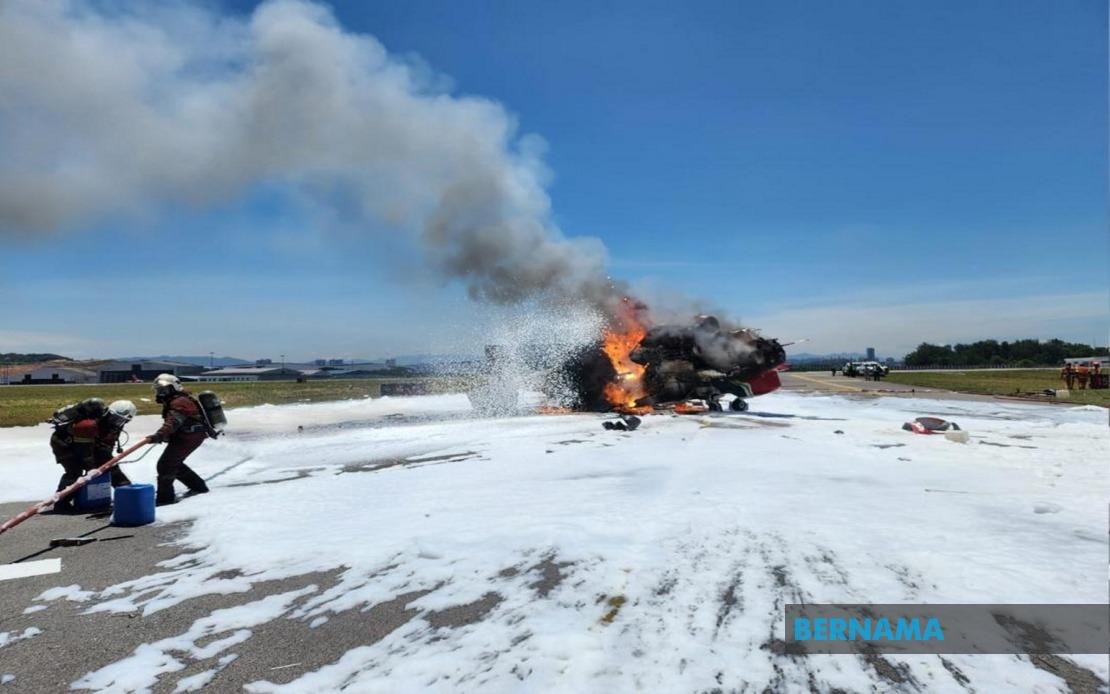 Sultan Abdul Aziz Shah Airport Runway Reopens Following Helicopter Engine Test Explosion