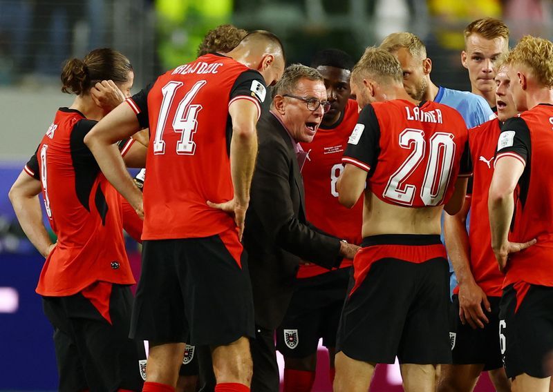 Austria's Rangnick praises World Cup debutants after narrow victory over Jordan