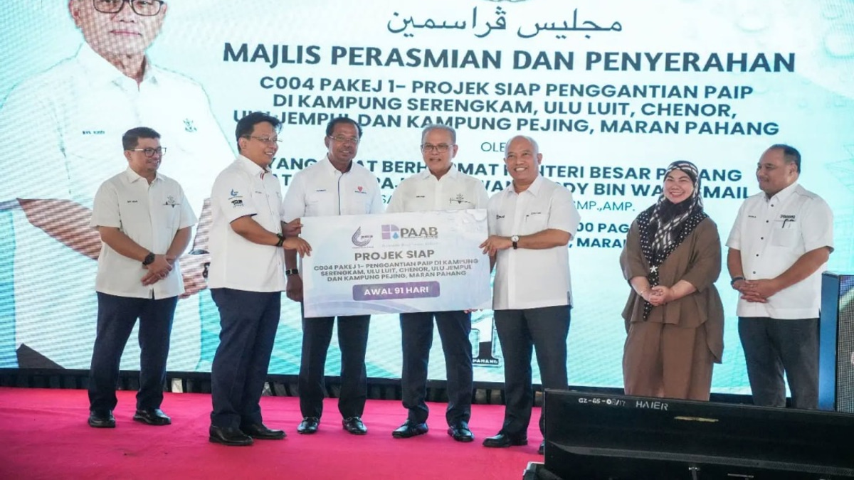 RM11.19 Million Pipe Overhaul Ends Maran's Two-Decade Water Crisis