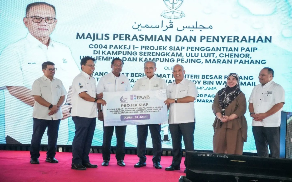 RM11.19 Million Pipe Overhaul Ends Maran's Two-Decade Water Crisis