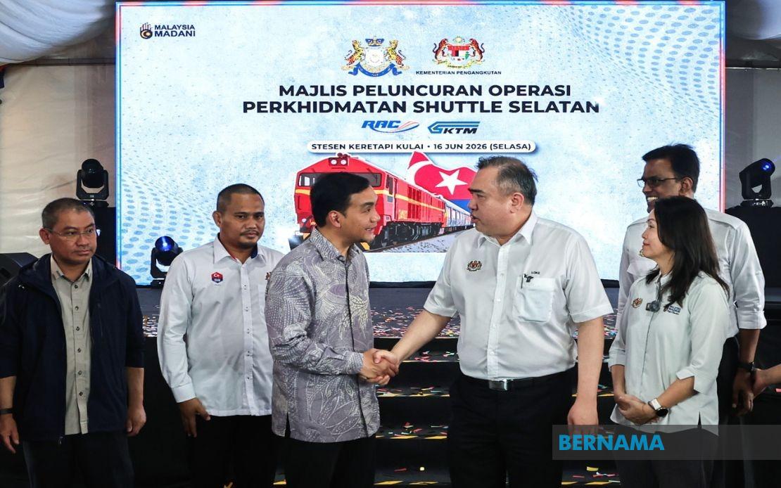 Shuttle Selatan Rail Service Launched to Connect Kulai, JB Sentral and Pasir Gudang