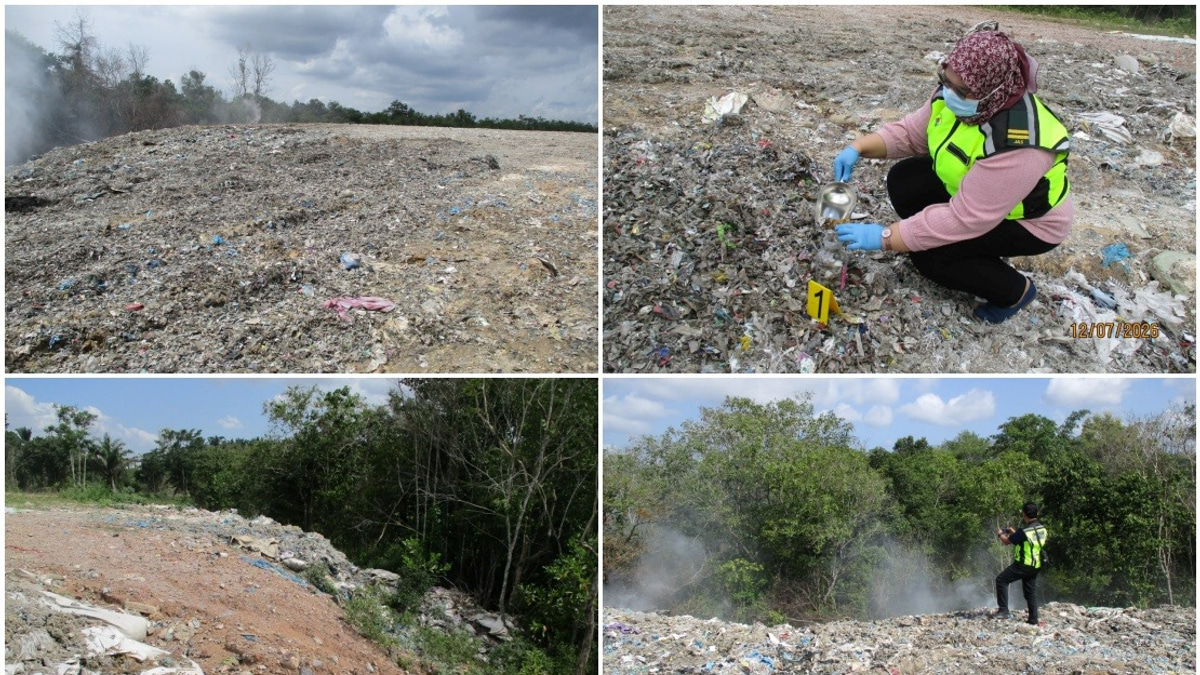 Kedah Environment Department Uncovers Illegal Waste Dump and Open Burning Site in Bukit Banyan