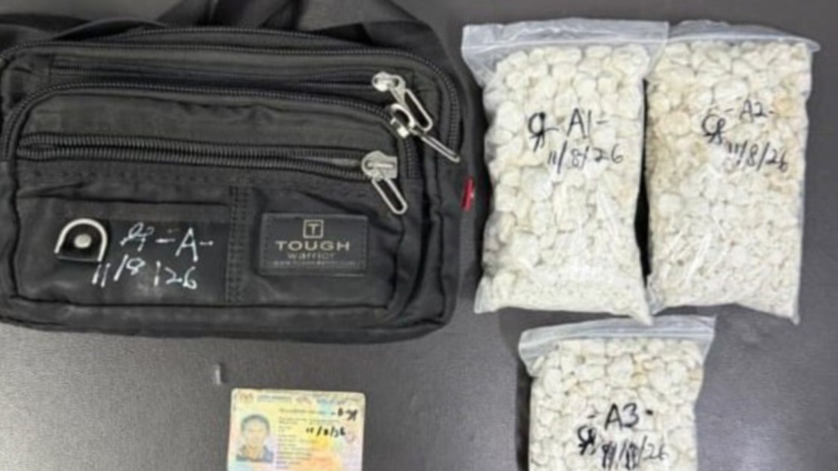 Police seize 1.055kg heroin in Simpang Renggam bust; one arrested