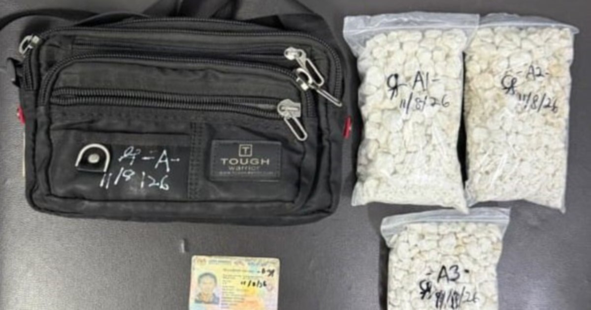 Police seize 1.055kg heroin in Simpang Renggam bust; one arrested