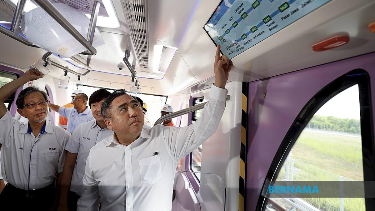 LRT3 Shah Alam Line Opens June 29 After Transport Minister Loke's Announcement