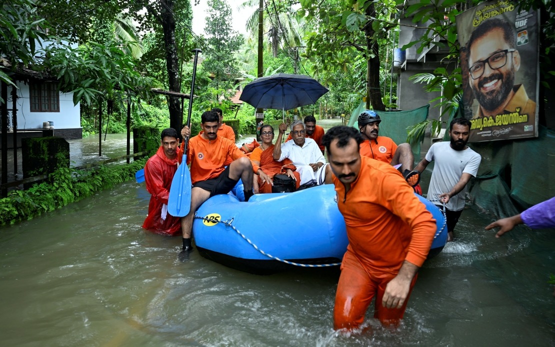 Kerala Death Toll From Heavy Rains Climbs to 26 as Monsoon Continues