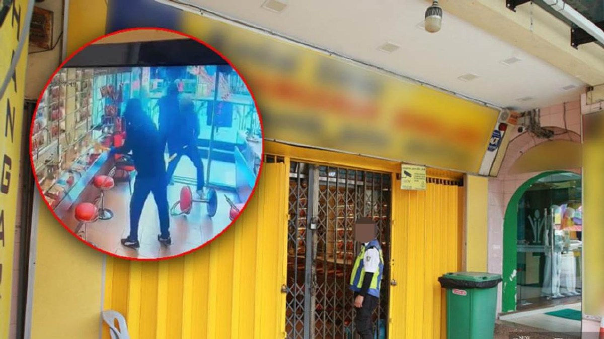 Police investigate brazen attempted armed robbery at Klang goldsmith