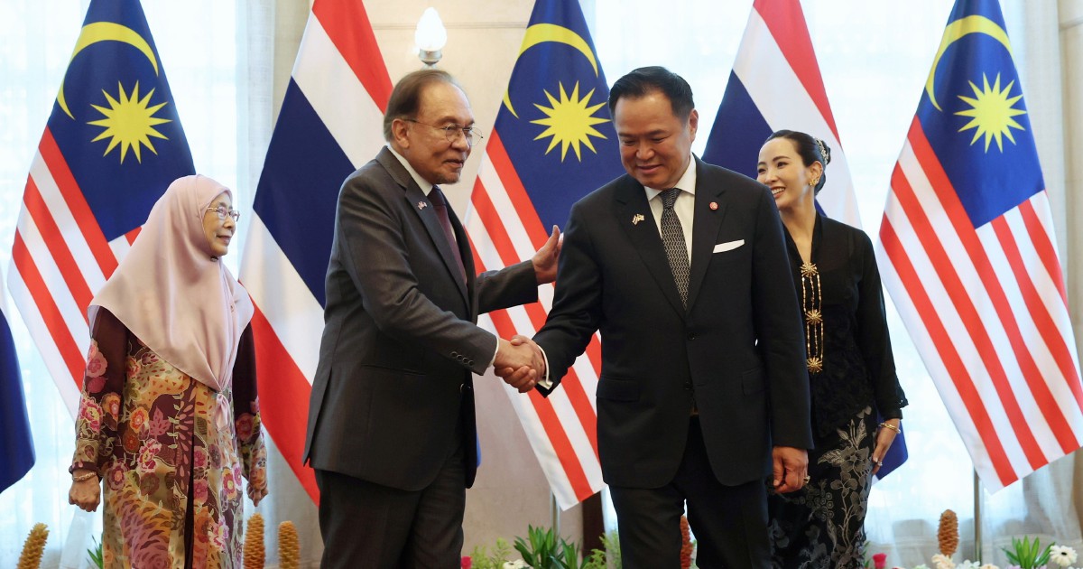 Thai PM Anutin extends wishes to Anwar ahead of crucial Johor state election