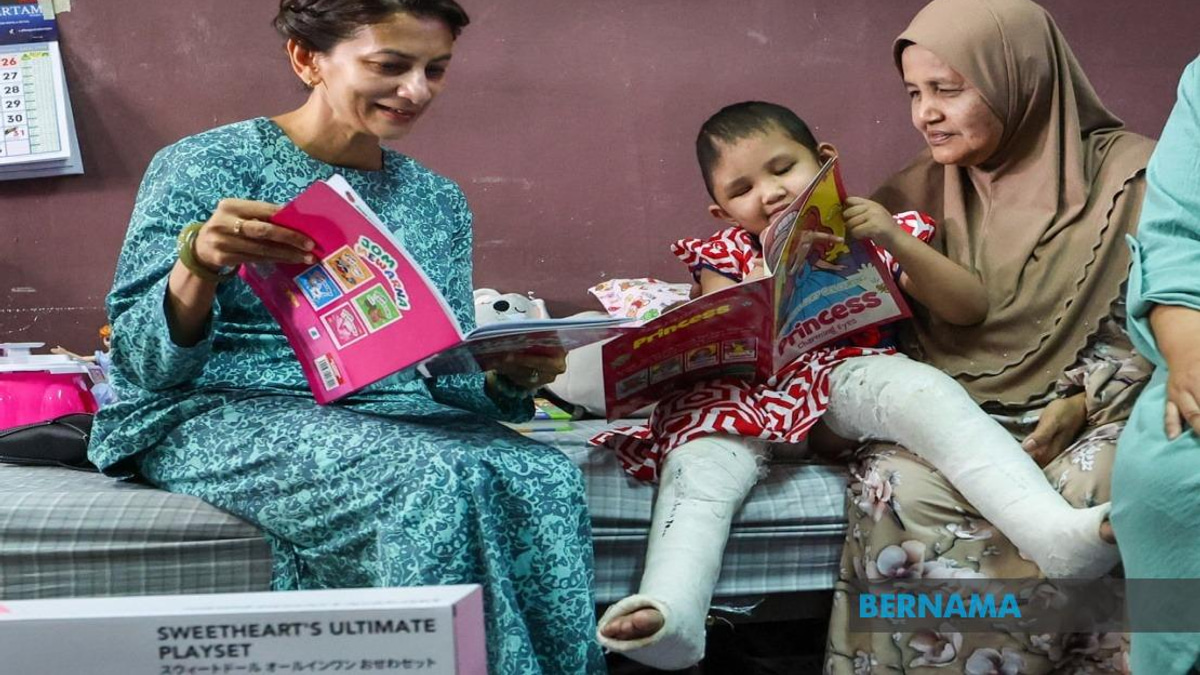 Three-year-old Aulia Sofia Shows Remarkable Recovery After Devastating Road Crash
