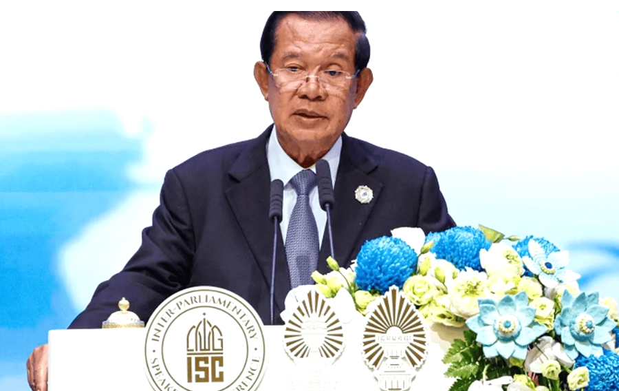 Hun Sen accuses Thailand of using online scam 'pretext' to justify border incursion, warns of global order collapse