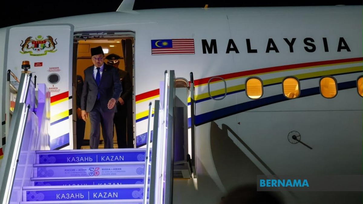 PM Anwar Arrives in Kazan for ASEAN-Russia Summit