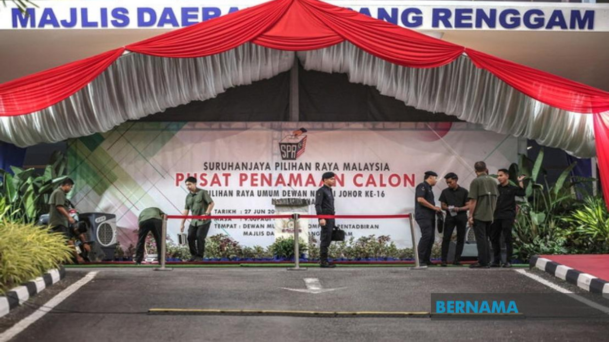 Johor nomination centres accept candidate papers across 56 venues