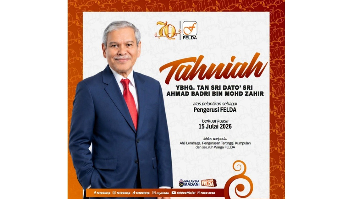 Tan Sri Ahmad Badri Appointed FELDA Chairman in Strategic Leadership Move