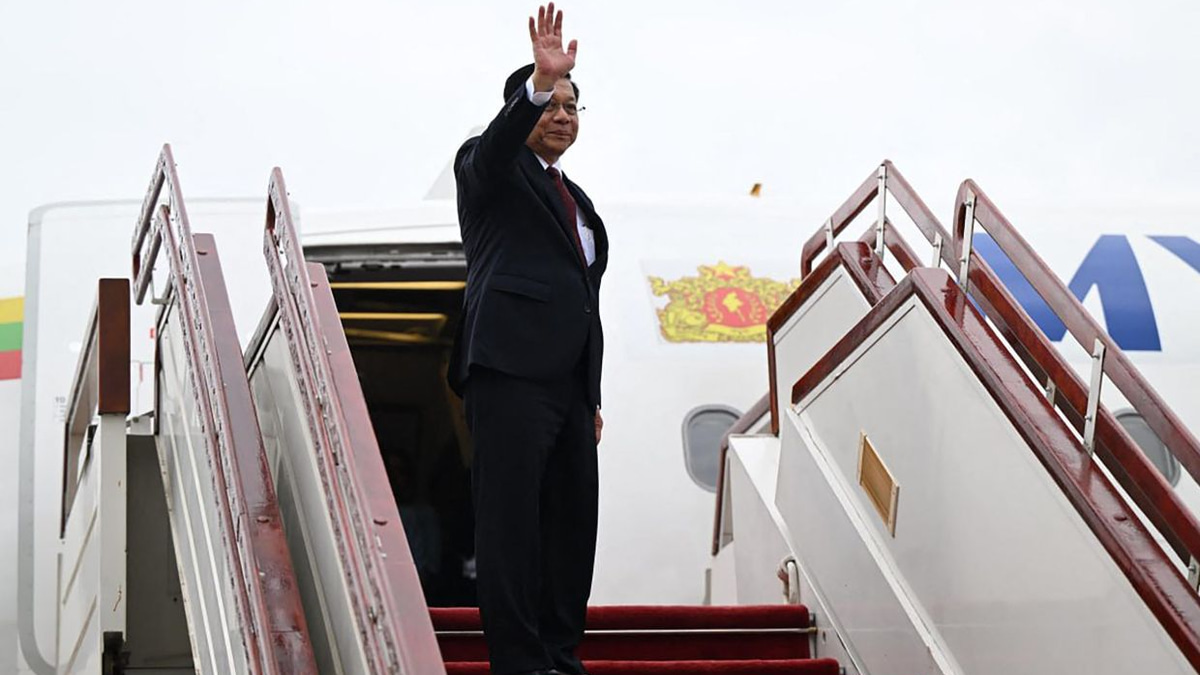 Myanmar's Military Leader Min Aung Hlaing Visits Moscow to Strengthen Ties with Putin