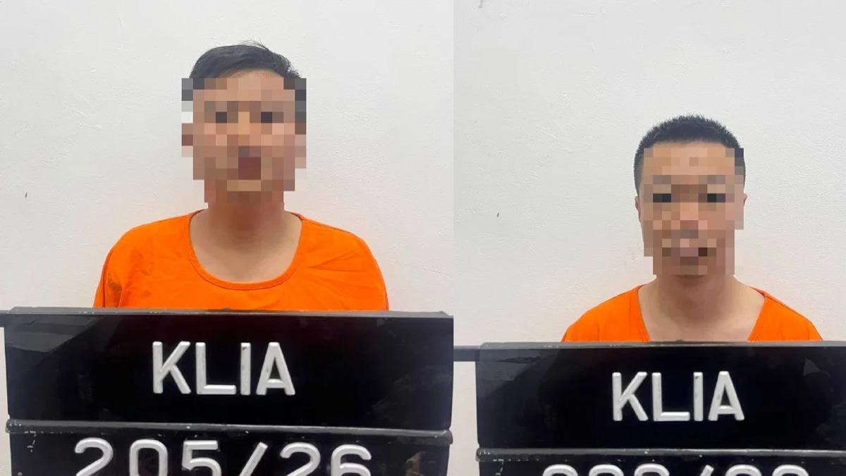 Two Chinese nationals remanded over alleged in-flight theft bid to Kuala Lumpur