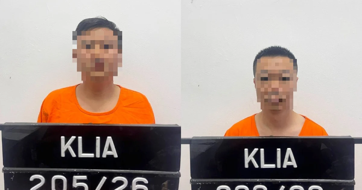 Two Chinese nationals remanded over alleged in-flight theft bid to Kuala Lumpur