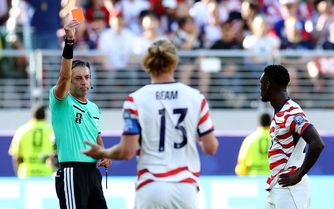 FIFA Backs Referee Claus After Trump Criticism Over Balogun Red Card