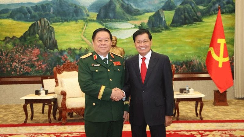 Laos and Vietnam Deepen Military Ties as General Nghia Visits Vientiane