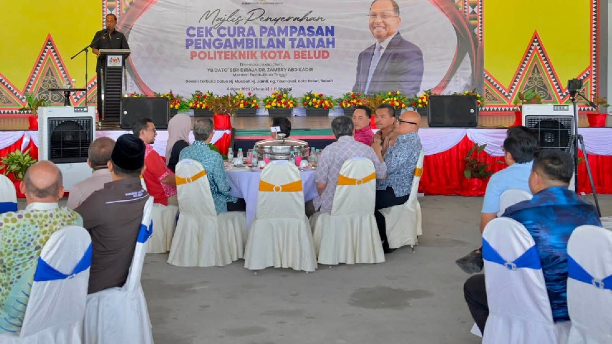 RM250 Million Kota Belud Polytechnic On Track for 2030 Opening, Says Zambry