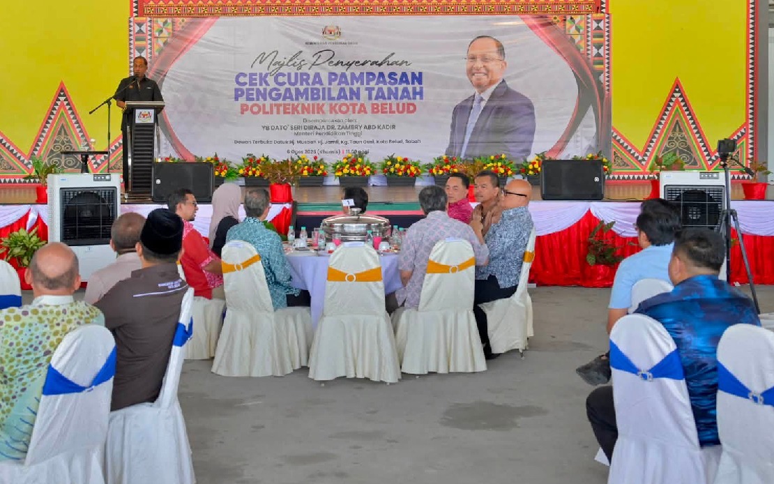 RM250 Million Kota Belud Polytechnic On Track for 2030 Opening, Says Zambry